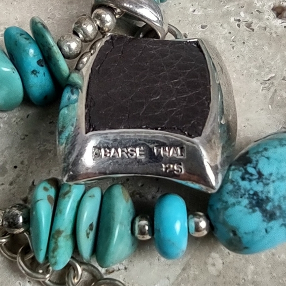 Barse Turquoise/Sterling Silver Necklace - Picture 9 of 11